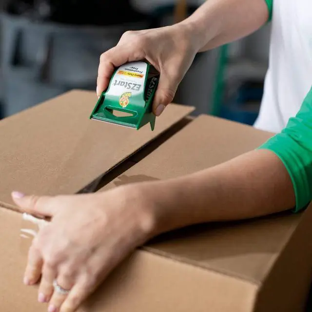 Alt view image 3 of 5 - EZ Start Packing Tape with Dispenser, 6 Pack