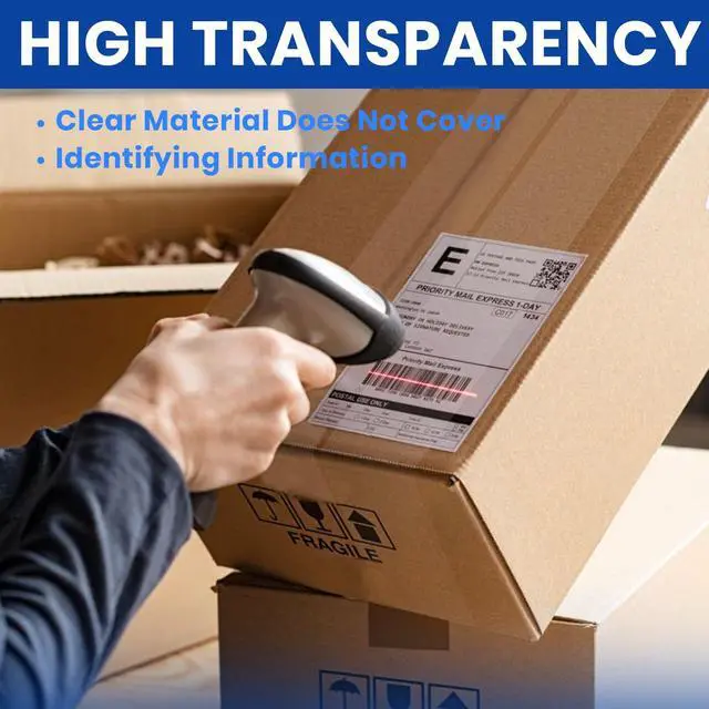 Alt view image 4 of 7 - Packing Tape Shipping Tape Packaging Tape for Moving Boxes Heavy Duty Clear, 55M Per Roll 1.88 Inch Width,2.7Mil