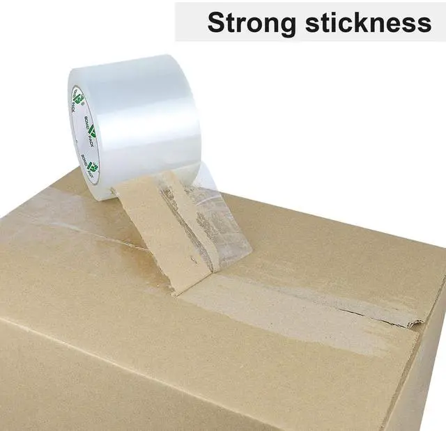Alt view image 4 of 7 - Clear Heavy Duty Packing Tape, 3 inch x 55 Yards, Industrial Grade 3'' Wide Shipping Tape Refills for Box Office Moving, Packaging and Mailing