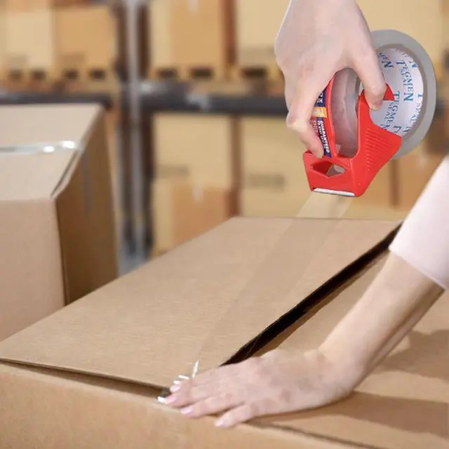 Alt view image 6 of 7 - Heavy Duty Clear Packing Tape with Dispenser Combo for Shipping, Moving & Storage,Thicker Clear Packing Tape,1.88 inches Wide, 60 Yards Per Roll, 60 Total Yards