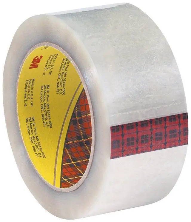 Main image of Scotch 355 High-Performance Packaging Tape, Clear Heavy-Duty Carton Sealing Tape for Shipping/Moving, 2 Wide x 55 yd Long Roll (3.4 mil Thick, Industrial Strength, 1 Roll)
