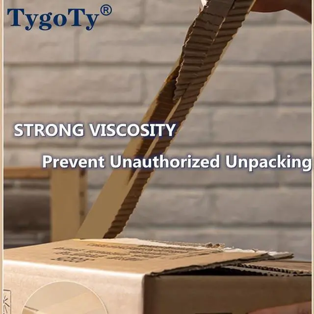 Alt view image 2 of 6 - Water Activated Gummed Reinforced 2" x 150 Feet Kraft Paper Packaging Brown Packing Box Moving Tape,Sealing Fiberglass Eco-Friendly and Recyclable Package Tape
