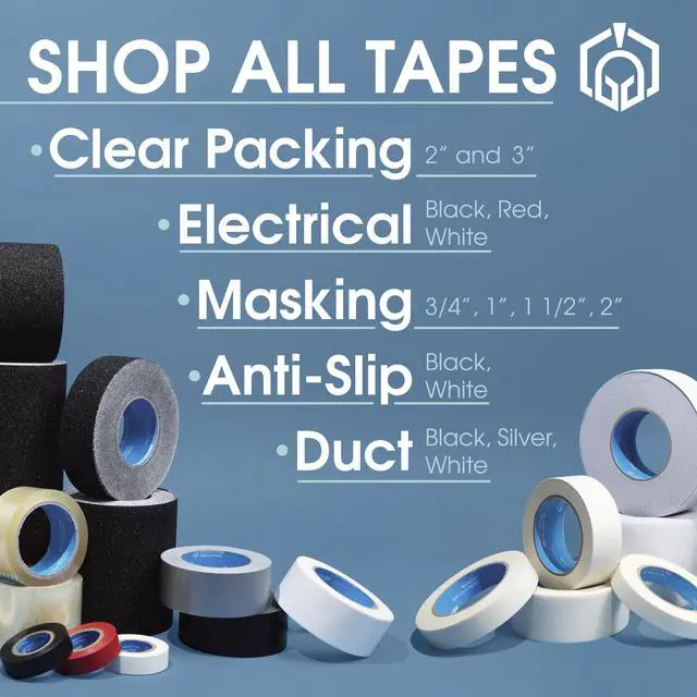 Alt view image 7 of 7 - 3" X 60 yd Clear Packing Tape Rolls - 12 of Wide Heavy Duty Tape for Packing, Moving, Shipping, and More - 2.7 Mil
