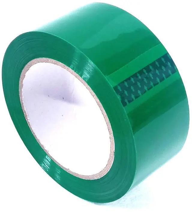 Main image of Green Carton Sealing Tape, Packing Tape, Moving Tape 2" x 110 Yard,2.0 mil Thick,Heavy Duty Shipping Storage Tape for Carton Sealing, Packaging and Moving (1 Roll)