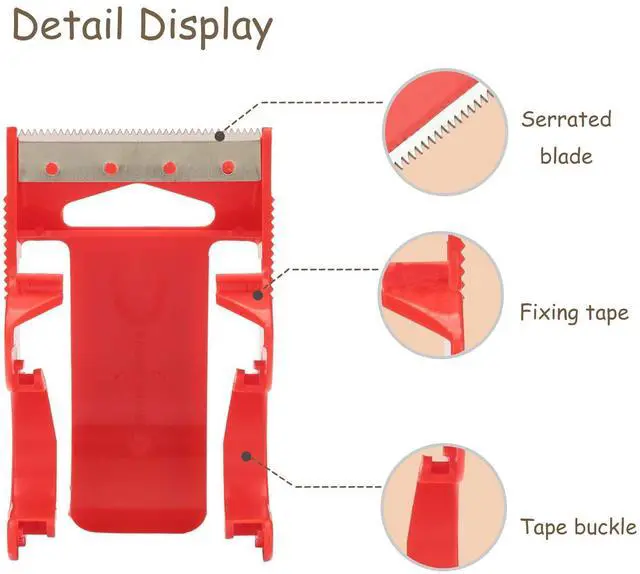 Alt view image 3 of 7 - Packing Tape with Dispenser, 12 Rolls Clear Shiping Package Tape, 2'' x 32.8 yd, 1.5'' Core, Designed for Packing, Shipping & Mailing