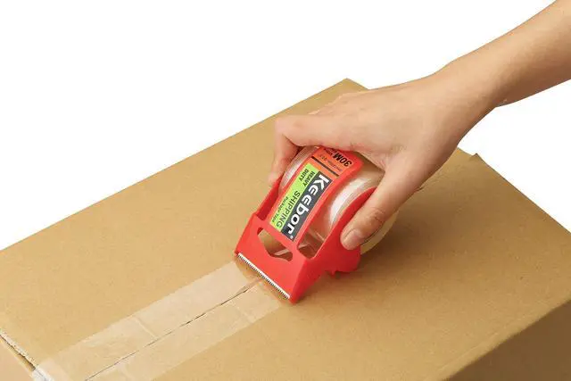 Alt view image 7 of 7 - Packing Tape with Dispenser, 12 Rolls Clear Shiping Package Tape, 2'' x 32.8 yd, 1.5'' Core, Designed for Packing, Shipping & Mailing
