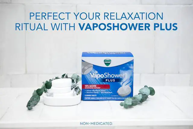 Alt view image 2 of 7 - ,VapoShower Plus, Shower Steamers, Eucalyptus Shower Steamer & Menthol Scent, Clean Dissolving Vapor Shower Tablets, Aromatherapy Shower Steamer & Shower Bombs, 12 count