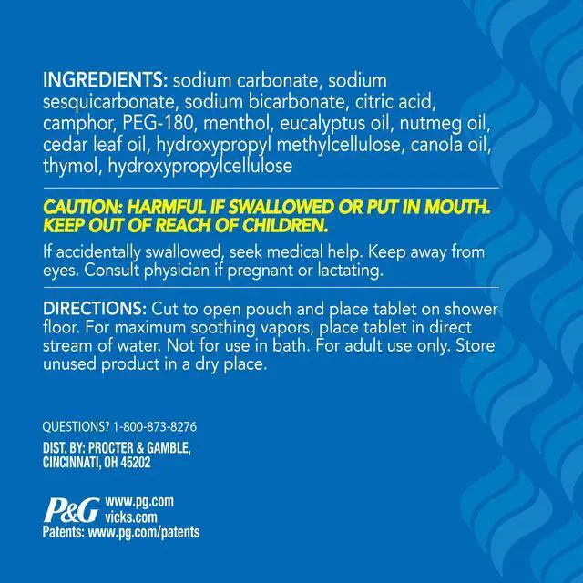 Alt view image 7 of 7 - ,VapoShower Plus, Shower Steamers, Eucalyptus Shower Steamer & Menthol Scent, Clean Dissolving Vapor Shower Tablets, Aromatherapy Shower Steamer & Shower Bombs, 12 count