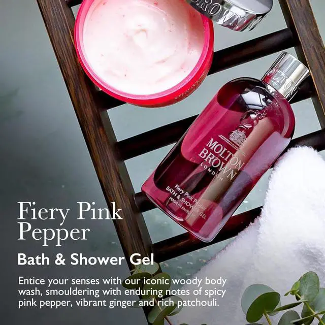 Alt view image 2 of 6 - Bath and Shower Gel - Fiery Pink Pepper by Molton Brown for Unisex - 10 oz Shower Gel