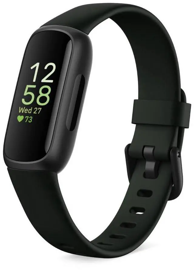 Main image of Inspire 3 Health & Fitness Tracker with Stress Management, Workout Intensity, Sleep Tracking, 24/7 Heart Rate - 3-Month Google Health Premium Membership Included - Midnight Zen/Black