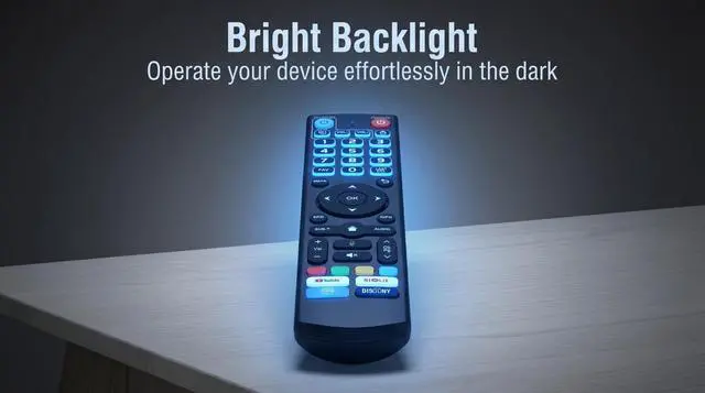 Alt view image 3 of 5 - Easy to Use Backlit Remote for vSeeBox V5 Pro, V3 Plus, V2 Pro, V1 Pro, V1 Max, Elite, Max, Voice Remote Replacement with Strong Signal and Smooth Control