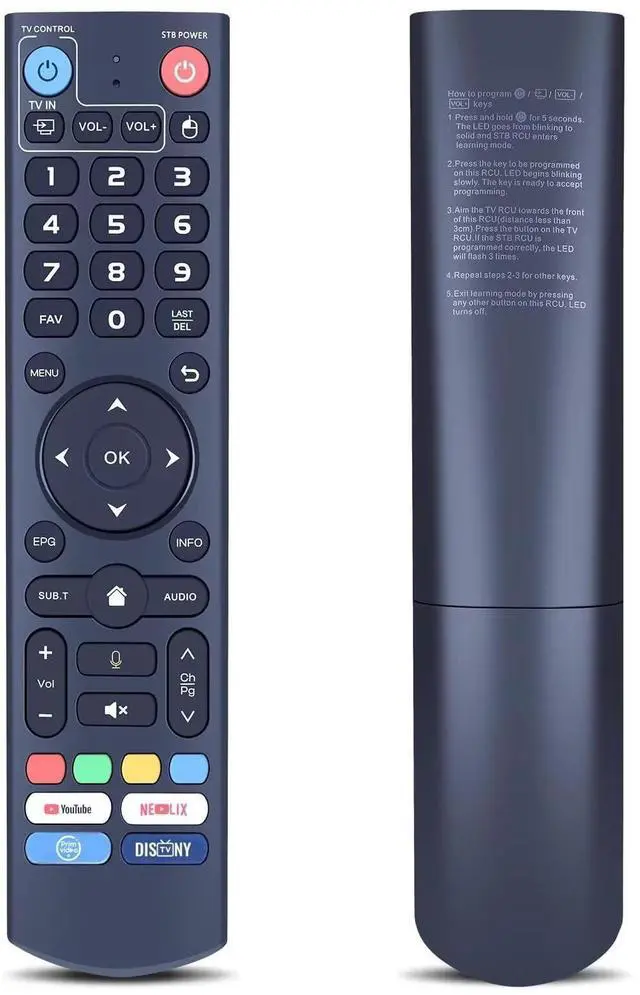 Main image of Easy to Use Backlit Remote for vSeeBox V5 Pro, V3 Plus, V2 Pro, V1 Pro, V1 Max, Elite, Max, Voice Remote Replacement with Strong Signal and Smooth Control