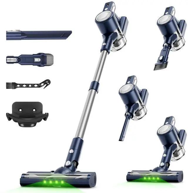 Main image of Cordless Vacuum Cleaner: Powerful Suction Stick Vacuum, Anti-Tangle Brush