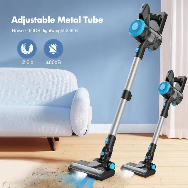 Alt view image 2 of 7 - Voltvac Lite Cordless Vacuum Cleaner for Home Pet Hair, Portable Handheld Rechargeable Vacuum (Black)