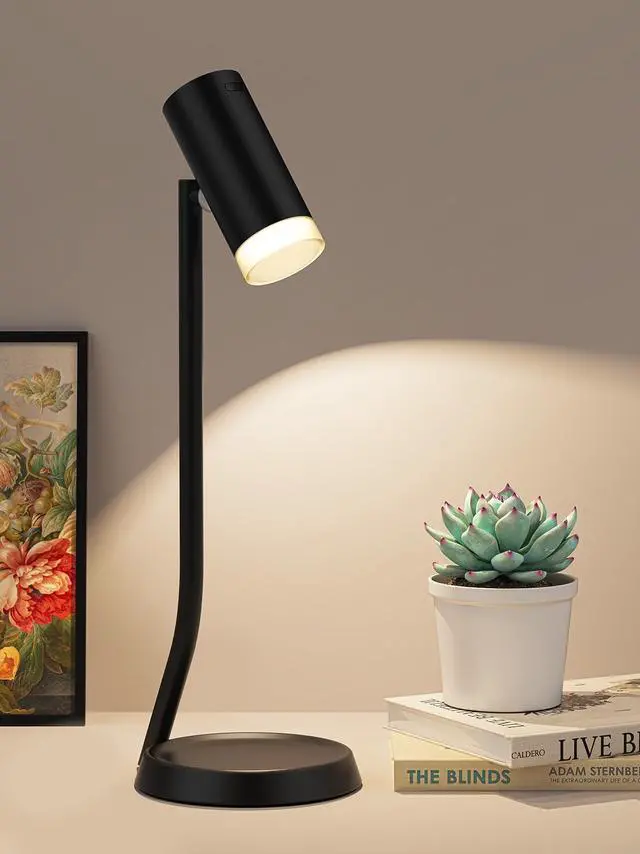 Main image of Cordless Table Lamps, Battery Operated Portable Table Light with Magnetic Adjustable Angle Head, 5000mAh Rechargeable Lamp with CCT Dimming for Patio Party Restaurant Dining Home 1 Pack