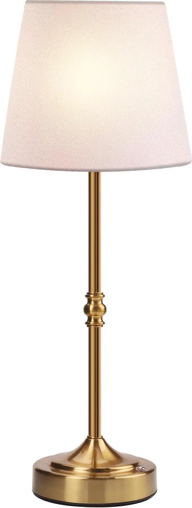 Main image of Rechargeable Cordless Table Lamp, 5000mAh Battery Operated Lamp, Wireless 3-Level Dimmable Touch Lamp, Portable Night Bedside Brass Lamp, Desk Light for Home Decor, Patio, Restaurant, Dinning