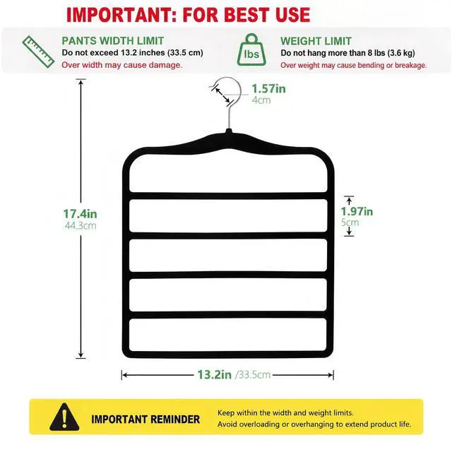 Alt view image 4 of 7 - Closet Organizers and Storage,3 Pack Organization and Storage Pants-Hangers-Space-Saving,Velvet Hanger for Dorm Room for College Students Girls Boys Guys Hanging Jean Scarf