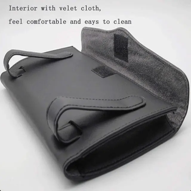 Alt view image 5 of 7 - Fredysu Car Visor Tissue Holder, Sun Visor Napkin Holder Backseat Tissue Case, Premium Car Tissue Box for car, Vehicle (Black)