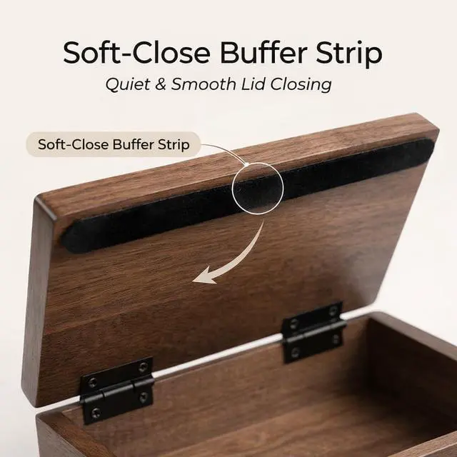Alt view image 5 of 7 - Acacia Wood Toilet Paper Holder with Shelf, Wall Mounted Toilet Paper and Wipes Holder with Storage Box, Bathroom Tissue Holder with Phone Shelf for Bathroom, Restroom, RV