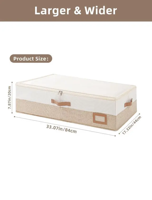 Alt view image 2 of 7 - Wedding Dress Storage Box, Large Wedding Dress Preservation Box with 5 Cedar Wood Blocks, 30 Sheets of Acid-Free Tissue Paper, Microfiber Gloves, and Dust-Proof Bag-Beige&Linen Color