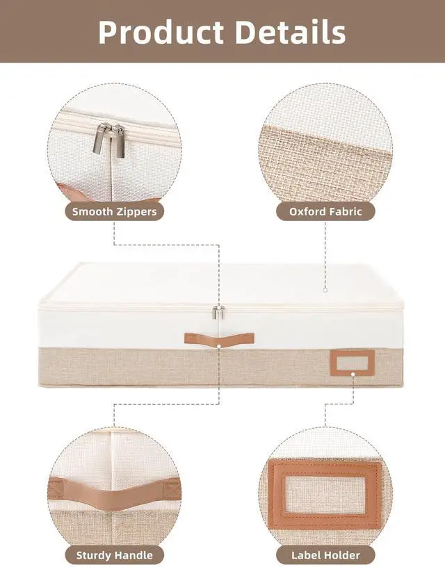 Alt view image 5 of 7 - Wedding Dress Storage Box, Large Wedding Dress Preservation Box with 5 Cedar Wood Blocks, 30 Sheets of Acid-Free Tissue Paper, Microfiber Gloves, and Dust-Proof Bag-Beige&Linen Color