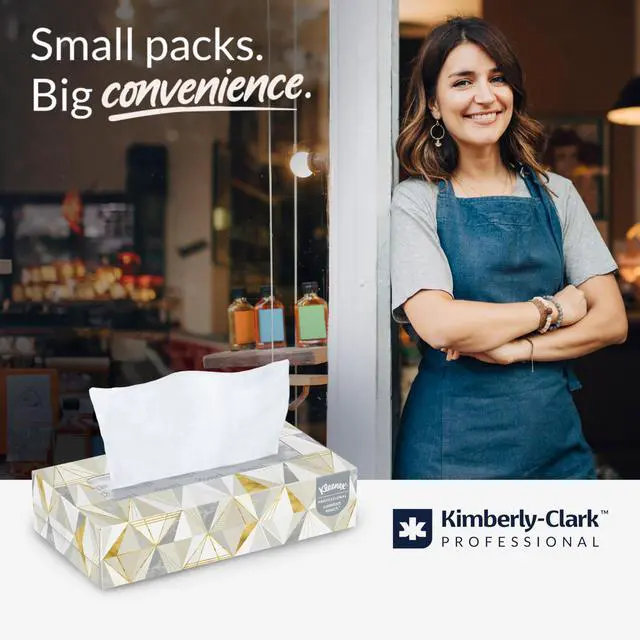 Alt view image 3 of 7 - ® Professional Facial Tissue, Bulk (03076), 2-Ply, White, Flat Facial Tissue Boxes for Business, Convenience Case (125 Tissues/Box, 12 Boxes/Case, 1,500 Tissues/Case)