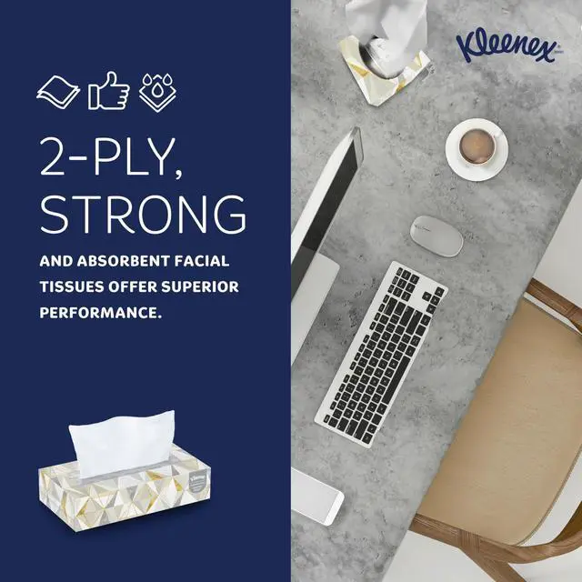 Alt view image 5 of 7 - ® Professional Facial Tissue, Bulk (03076), 2-Ply, White, Flat Facial Tissue Boxes for Business, Convenience Case (125 Tissues/Box, 12 Boxes/Case, 1,500 Tissues/Case)
