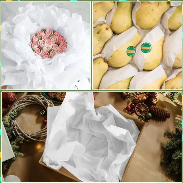 Alt view image 6 of 7 - 200 Sheets 15 x 20 inch Acid Free Archival Tissue Paper, White No Lignin Free Packing Tissue Paper for Preserving Clothing Storage Festival Gift Wrap Mother's Day Party Décor