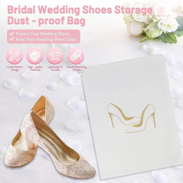 Alt view image 7 of 7 - Wedding Dress Storage Box,Wedding Dress Preservation Box with 50 Sheets of Acid Free Tissue Paper,1 Pair Microfibe Gloves,Dustproof Bag and Clothing Desiccants,WeddingDress Preservation Kit(Pink
