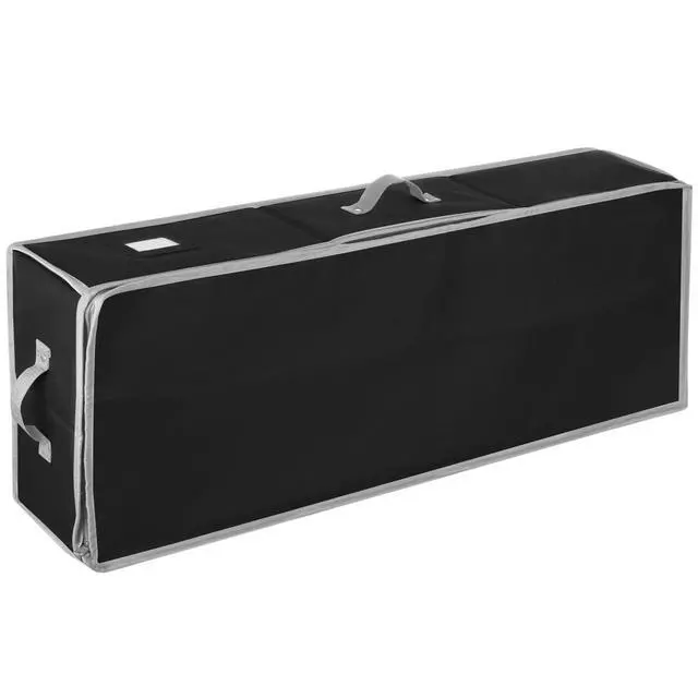 Alt view image 7 of 7 - Wrapping Paper Storage Container - Christmas Storage Bag with Interior Pockets - Gift Wrapping Organizer Storage Fits Up to 22 Rolls of 40" - Tear Proof Wrapping Paper Organizer