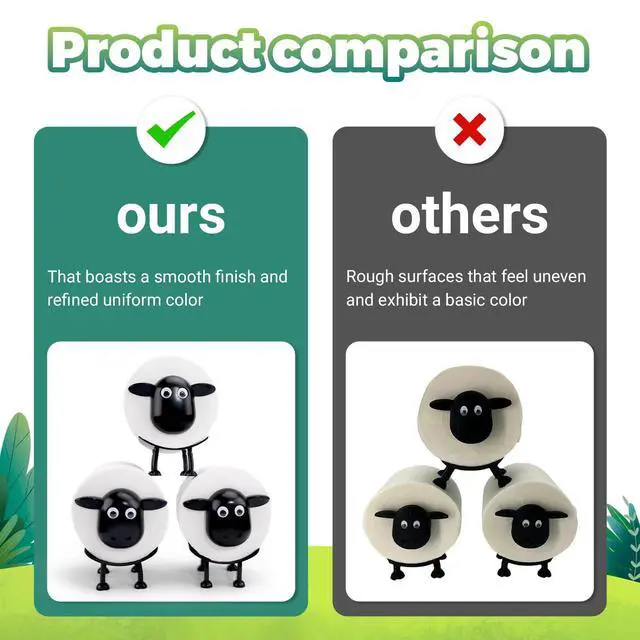 Alt view image 4 of 7 - Sheep Toilet Paper Roll Holder, Tissue Paper Storage Stand, 3D Printed Black Sheep Loo Roll Holder, Wall Mount Tissue Basket for Bathroom, Fun Housewarming Gift & Bathroom Decor (3)