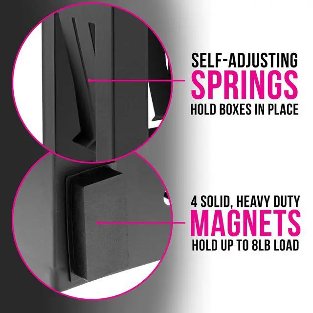 Alt view image 3 of 4 - Glove Holder for Wall Mount, Glove Dispenser, Tissue Box Holder for Wall Mount, Magnetic Latex Gloves Dispenser