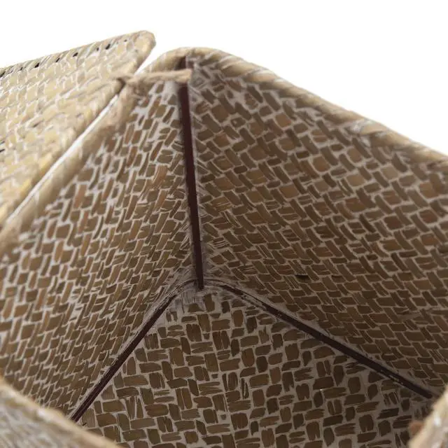 Alt view image 2 of 5 - Seagrass Square Tissue Box Cover Woven Napkin Holder Decorative for Bathroom Farmhouse (Whitewash, 5.5 x 5.5 x 5.5 Inch)
