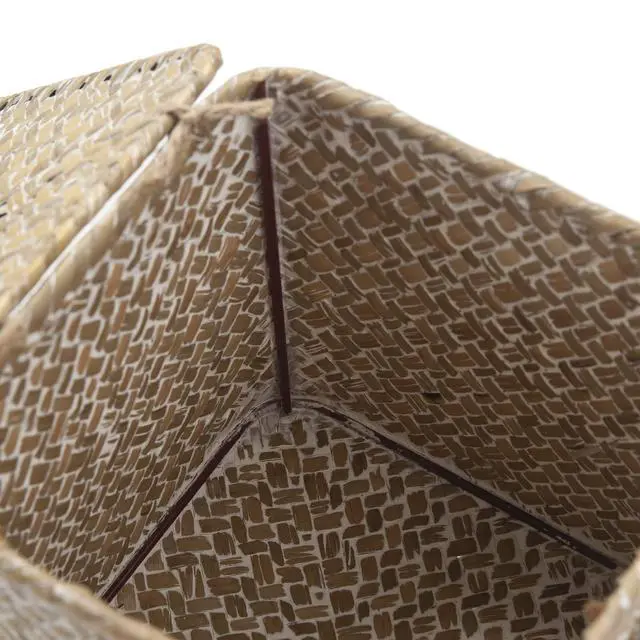 Alt view image 5 of 5 - Seagrass Square Tissue Box Cover Woven Napkin Holder Decorative for Bathroom Farmhouse (Whitewash, 5.5 x 5.5 x 5.5 Inch)