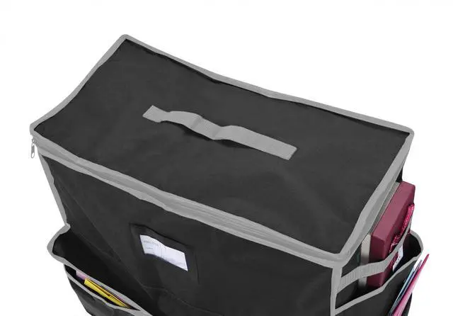 Alt view image 5 of 6 - Unique Holiday Storage Organizer for Gift Bag and Wrapping Accessories (Black)