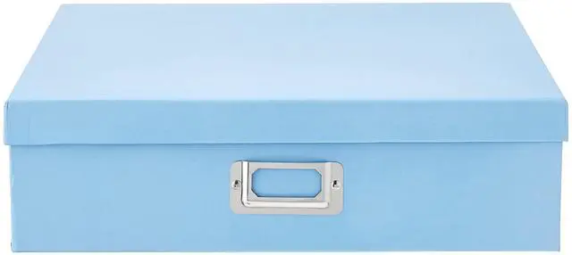 Alt view image 2 of 3 - Jumbo Scrapbook Storage Box, Sky Blue