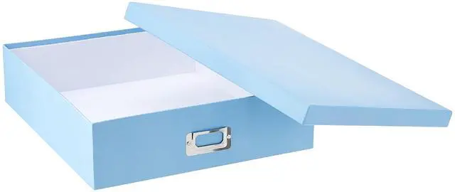Alt view image 3 of 3 - Jumbo Scrapbook Storage Box, Sky Blue