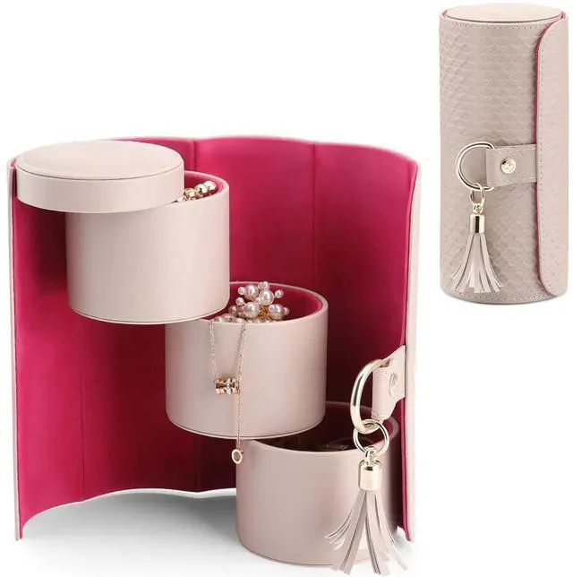 Main image of Viaggio Mothers Day Gifts Her - Small Jewelry Case Box - Travel Essential Accessories for Women, Travelers, Couples, Mom, Friends, Bridesmaid