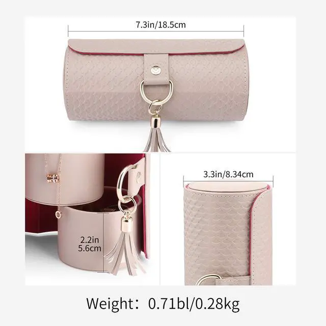 Alt view image 5 of 7 - Viaggio Mothers Day Gifts Her - Small Jewelry Case Box - Travel Essential Accessories for Women, Travelers, Couples, Mom, Friends, Bridesmaid