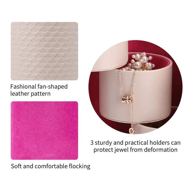 Alt view image 4 of 7 - Viaggio Mothers Day Gifts Her - Small Jewelry Case Box - Travel Essential Accessories for Women, Travelers, Couples, Mom, Friends, Bridesmaid