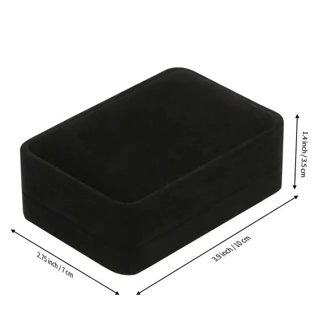 Alt view image 4 of 6 - 6 Pieces Velvet Jewelry Gift Boxes for Necklace Pendant Bracelet Ring Earring, Jewelry Storage Display Case for Christmas Wedding Engagement Birthday Anniversary (Pendant Box STYLE-6PCS)