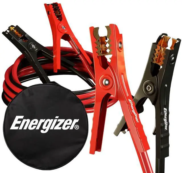 Main image of Jumper Cables for Car Battery, Heavy Duty Automotive Booster Cables for Jump Starting Dead or Weak Batteries with Carrying Bag Included (16-Feet (6-Gauge)