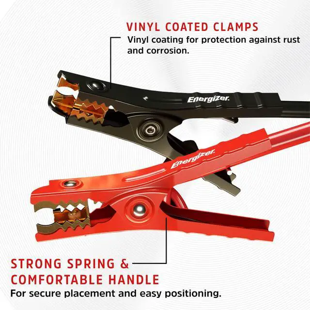 Alt view image 2 of 6 - Jumper Cables for Car Battery, Heavy Duty Automotive Booster Cables for Jump Starting Dead or Weak Batteries with Carrying Bag Included (16-Feet (6-Gauge)