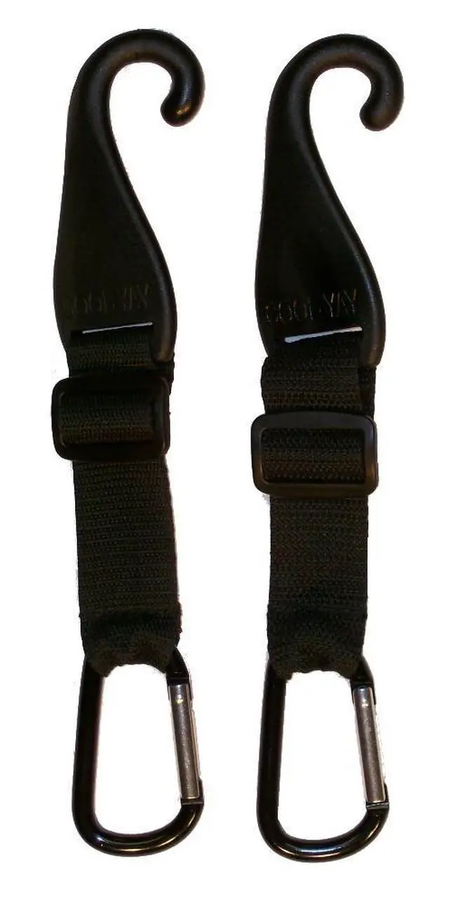 Main image of A Pair of Patented CJ Fence Hooks for Bat Bags, Tennis Bags, Water Bottles and Camping
