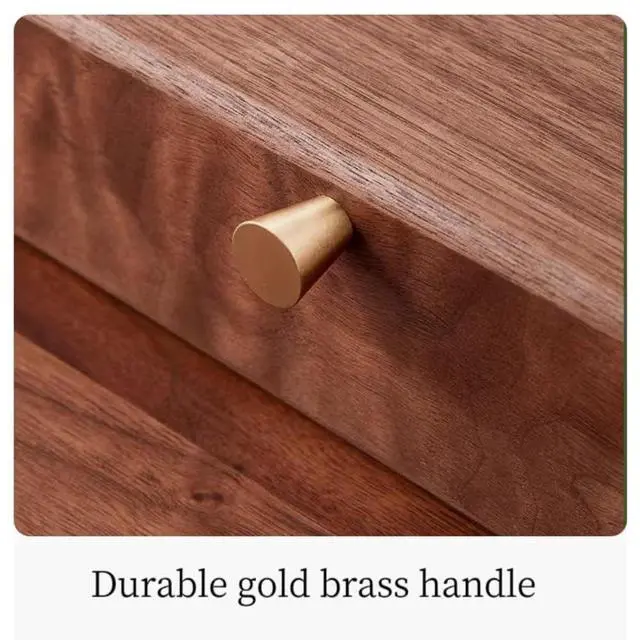 Alt view image 4 of 7 - 2 Layer Solid Black Walnut Wooden Jewelry Box for Women Wood Vintage Organizer for Men Earrings Rings Necklaces Bracelet Watch Storage