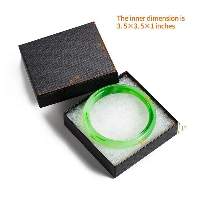 Alt view image 3 of 7 - 20 Pack 3.5x3.5x1 Inch Cardboard Jewelry Boxes,Bracelets,Earrings,Jewelry,Small Gift Packaging,Jewelry Gift Boxes with Lids and Filled with Cotton(Black)