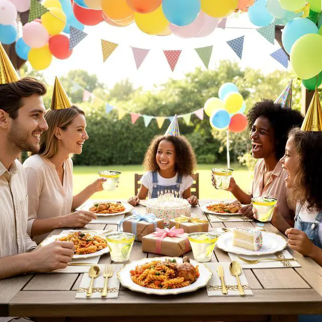 Alt view image 7 of 7 - 175 Piece Disposable Plastic Plates Dinnerware Set for 25 Guests