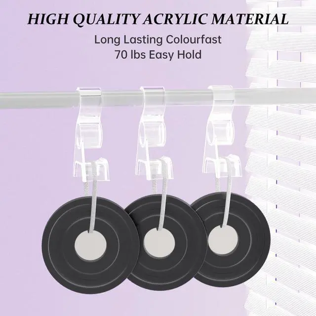 Alt view image 3 of 7 - Purse Hanger for Closet 6 Pcs,Acrylic Purse Organizer Hooks,Handbags Hanging Holder for Bag Scarf Belt,Clear