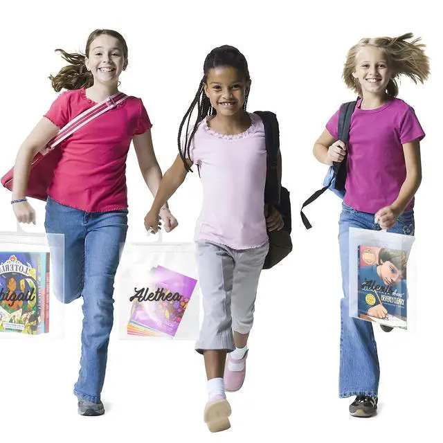 Alt view image 7 of 7 - Hanging Storage Bags 24 Pack, Large Hook 10 x 12.5-inch Clear Plastic Bags for Classroom, Library and Pharmacy Use