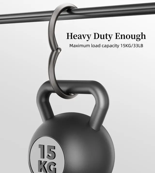 Alt view image 4 of 7 - Bag Hook Hanger, Holds Up to 33LB, Purse Holder for Desk, Under Table Bar Handbag Hanger - Stylish Storage Hook - Gun Metal
